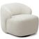 Poltrona Decorativa Orgânica Giratória Living Barolo L06 Bouclê Off White