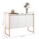 Buffet Industrial 3 Portas Branco Cobre Conjunto 2 Unidades