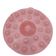Tapete Silicone Redondo Antiderrapante Massageador Limpeza Pés Banho De Box Cor:rosa - Redondo