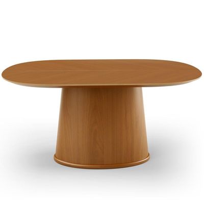 Mesa Para Sala De Jantar Valência Com 06 Cadeiras Sala De Jantar Dara L02 Linho Champagne - Lyam Decor