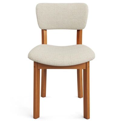Mesa Para Sala De Jantar Valência Com 06 Cadeiras Sala De Jantar Dara L02 Linho Champagne - Lyam Decor