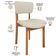 Mesa Para Sala De Jantar Valência Com 06 Cadeiras Sala De Jantar Dara L02 Linho Champagne - Lyam Decor