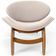 Kit 2 Poltronas Decorativa Orgânica Sala Living Kadosh L02 Suede Bege
