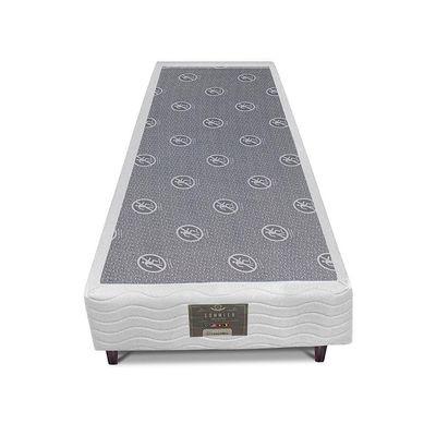 Base Box para Colchão Solteiro Cama inBox Moderne 26x88x188cm Branco