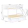 Beliche Com Cama Casal Eco Com 02 Gavetas Madeira Maciça Branco Mobilistore