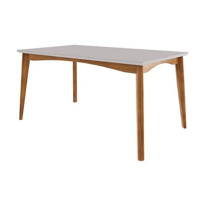 Mesa de Jantar Retangular Nesher Monalisa com 160 cm de Largura Branco