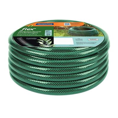 Mangueira Tramontina Flex em PVC com 3 Camadas 20 Metros Verde