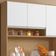 Kit De Cozinha Marcia 105cm Compacta 6 Portas Amêndoa/Branco