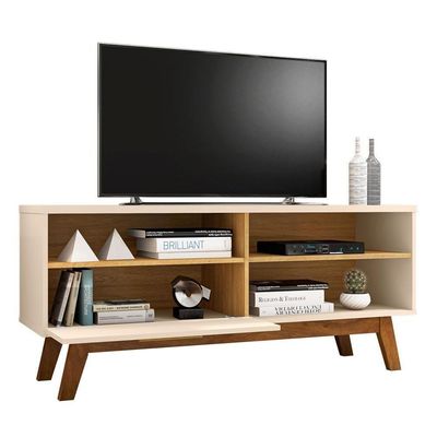 Rack Com Nichos E Porta Serafinne Off White Cinamomo