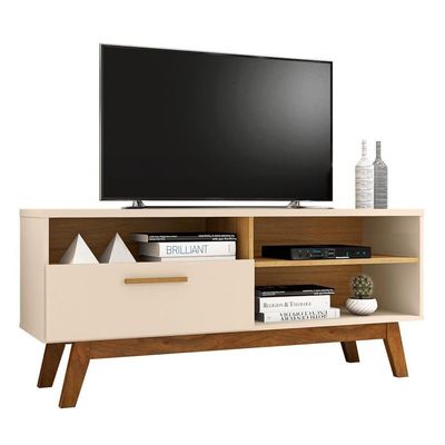 Rack Com Nichos E Porta Serafinne Off White Cinamomo