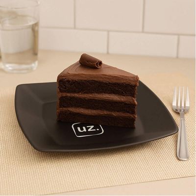 Prato Quadrado 18,5cm Preto Pequeno Avulso Plástico Lanches Frutas Slim Uz Preto
