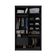 Gaurda-Roupa Solteiro com 1 Espelho Geneve 100% MDF 2 PT 2 GV Preto