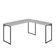 Mesa Em L Dynamica Diretor 150x140x75cm Snow Estrutura preta