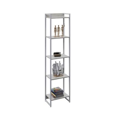Estante Dynamica 45x30x187cm C/05 Prateleiras Snow / Est.branca Snow / Est.branca