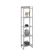 Estante Dynamica 45x30x187cm C/05 Prateleiras Snow / Est.branca Snow / Est.branca