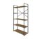 Estante C/05 Prateleiras 152x80x33cm Yon Vermont Oak/est.preta Vermont Oak/est.preta