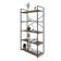 Estante C/05 Prateleiras 152x80x33cm Yon Vermont Oak/est.preta Vermont Oak/est.preta