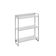 Estante Dynamica 80x30x104cm C/03 Prateleiras Snow / Est.branca Snow / Est.branca