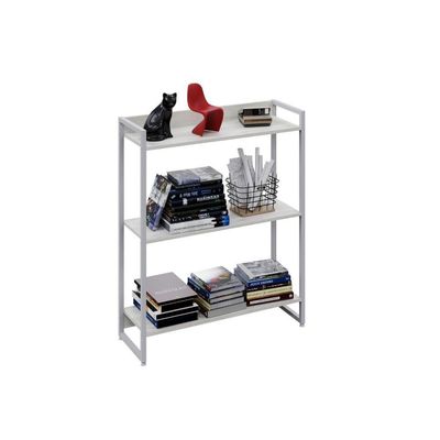 Estante Dynamica 80x30x104cm C/03 Prateleiras Snow / Est.branca Snow / Est.branca