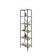 Estante C/06 Prateleiras 186x45x33cm Tub Tueh1846 Carvalho - Est.preta Carvalho / Est.preta