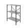 Estante C/03 Prateleiras 84x60x33cm Tub Tueh863 Snow - Est.preta Snow / Est.preta