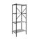 Estante C/04 Prateleiras 118x45x33cm Tub Tueh1144 Snow - Est.preta Snow / Est.preta