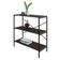 Estante C/03 Prateleiras 84x80x33cm Tub Tueh883 Nogal - Est.preta Nogal / Est.preta