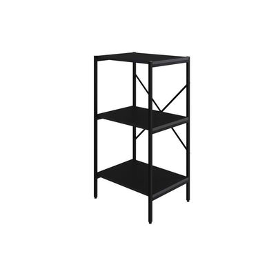 Estante C/03 Prateleiras 84x45x33cm Tub Tueh843 Preto ônix - Est.preta Preto ônix / Est.preta