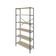 Estante C/06 Prateleiras 186x80x33cm Tub Tueh1886 Carvalho - Est.preta Carvalho / Est.preta
