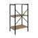 Estante C/03 Prateleiras 84x45x33cm Tub Tueh843 Lâmina Mel - Est.preta Lâmina Mel / Est.preta