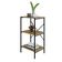 Estante C/03 Prateleiras 84x45x33cm Tub Tueh843 Lâmina Mel - Est.preta Lâmina Mel / Est.preta