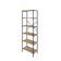 Estante C/06 Prateleiras 186x60x33cm Tub Tueh1866 Lâmina Mel - Est.preta Lâmina Mel / Est.preta