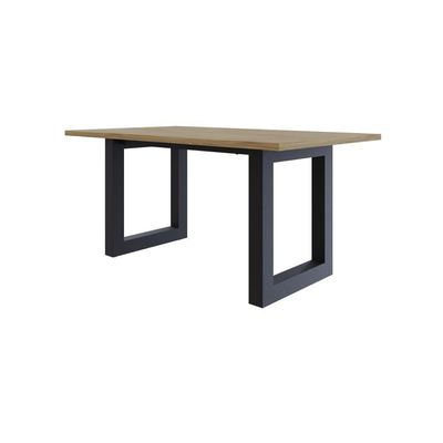 Mesa De Jantar Bronx R 160x90x77cm Brmj9160r Vermont Oak - Est.preta