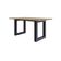 Mesa De Jantar Bronx R 160x90x77cm Brmj9160r Vermont Oak - Est.preta