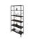 Estante C/06 Prateleiras 186x80x33cm Tub Tueh1886 Nogal - Est.preta Nogal / Est.preta