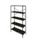Estante C/05 Prateleiras 152x80x33cm Tub Tueh1585 Carvalho Dark - Est.preta Carvalho Dark / Est.preta