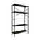 Estante C/05 Prateleiras 152x80x33cm Tub Tueh1585 Carvalho Dark - Est.preta Carvalho Dark / Est.preta
