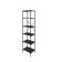 Estante C/06 Prateleiras 186x45x33cm Tub Tueh1846 Nogal - Est.preta Nogal / Est.preta