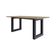 Mesa De Jantar Bronx R 180x90x77cm Brmj9180r Vermont Oak - Est.preta Vermont Oak/est.preta