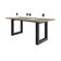 Mesa De Jantar Bronx R 180x90x77cm Brmj9180r Vermont Oak - Est.preta Vermont Oak/est.preta