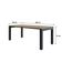 Mesa De Jantar Bronx U 200x90x77cm Brmj9200u Vermont Oak - Est.preta Vermont Oak/est.preta