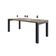 Mesa De Jantar Bronx U 200x90x77cm Brmj9200u Vermont Oak - Est.preta Vermont Oak/est.preta