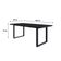 Mesa De Jantar Queens R 200x90x77cm Qemj9200r Preto Tx - Est.preta Preto Tx/est.preta