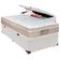 Cama Baú Solteiro Branco+colchão Airtech Molas Ortobom