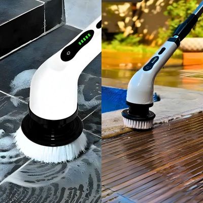 Esfregão Elétrico Recarregável De Limpeza 360° Giratório