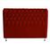 Cabeceira De Cama Box Londres King 195 Cm Suede Botão De Strass Vermelho Do Lar Móveis E Decoração