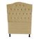 Cabeceira De Cama Box Princesa Solteiro 90 Cm Botão Strass Suede Bege Do Lar Móveis