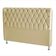 Cabeceira De Cama Box Jully Queen 160 Cm Botão Strass Suede Bege Do Lar Móveis