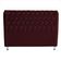 Cabeceira De Cama Box Jully Queen 160 Cm Botão Strass Suede Vinho Do Lar Móveis