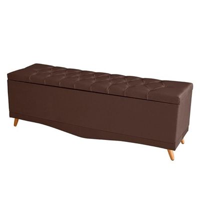 Kit Barcelona Cabeceira De Cama Painel E Calçadeira Baú Casal 140 Cm Suede Rosê Do Lar Móveis E Decoração